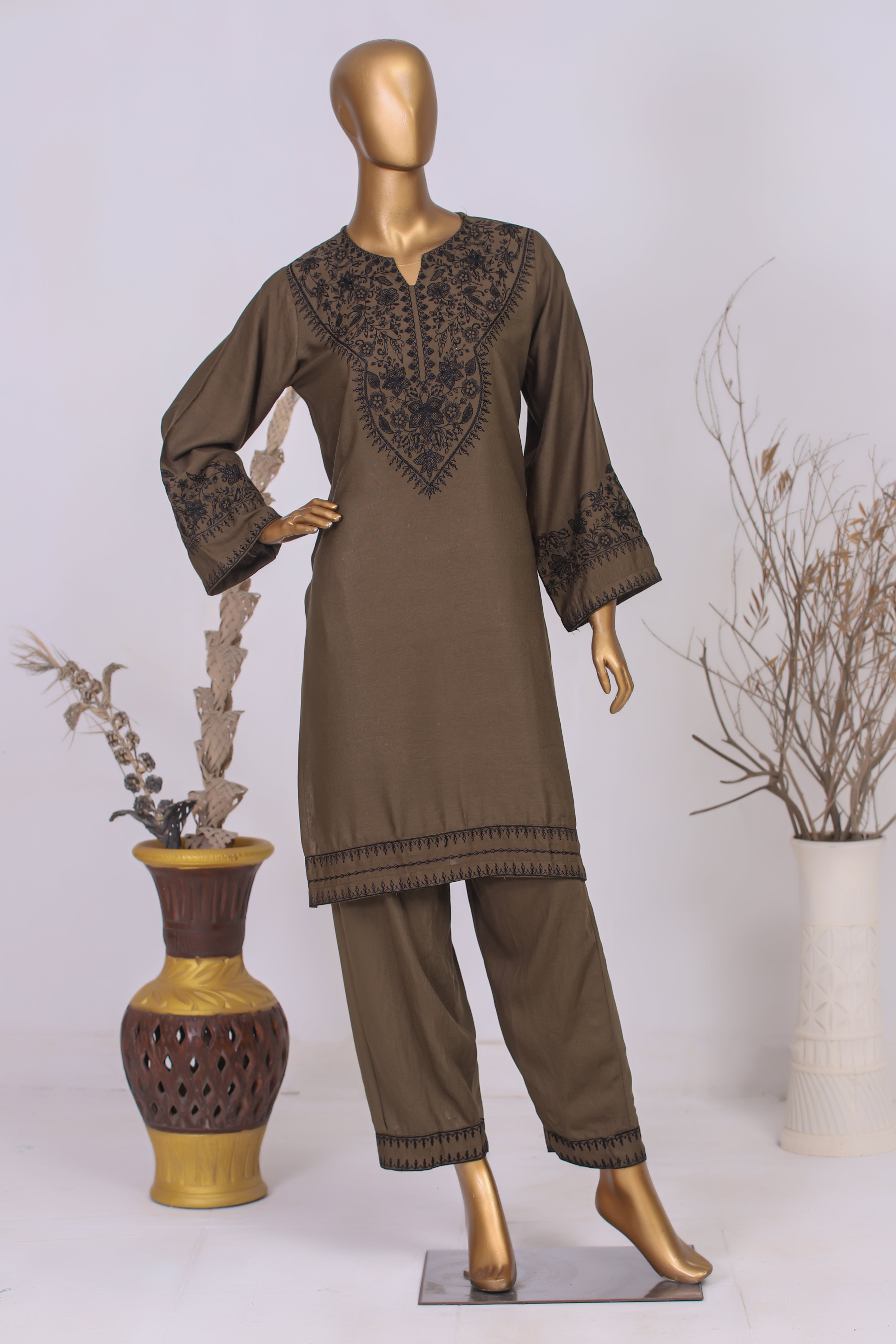 Silk Karandi 2 Piece Suit